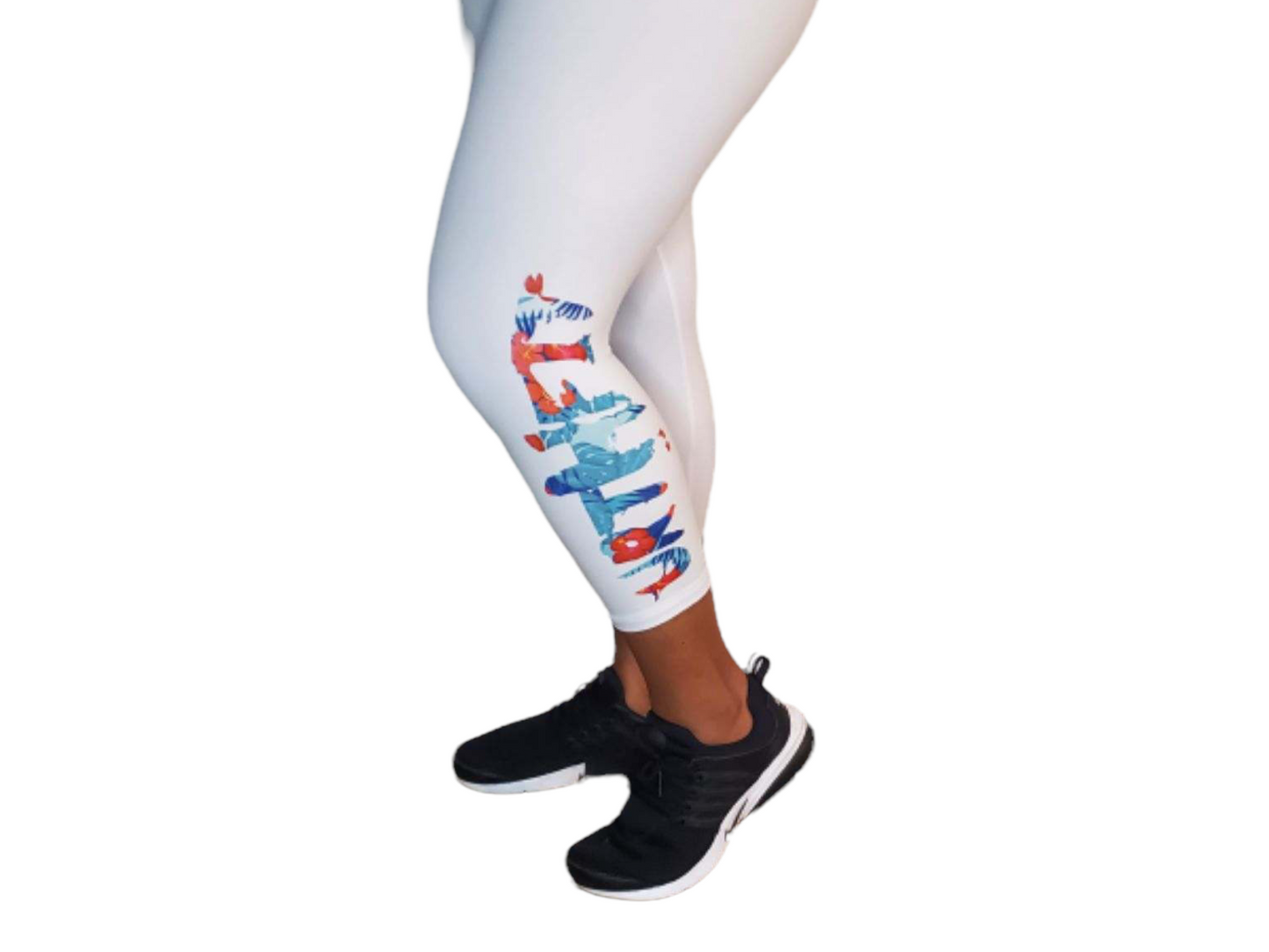 Urthfit women’s white capri leggings