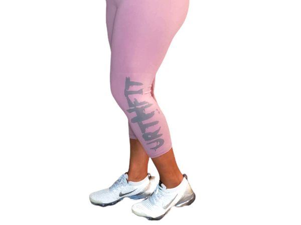 Urthfit women’s pink capri leggings